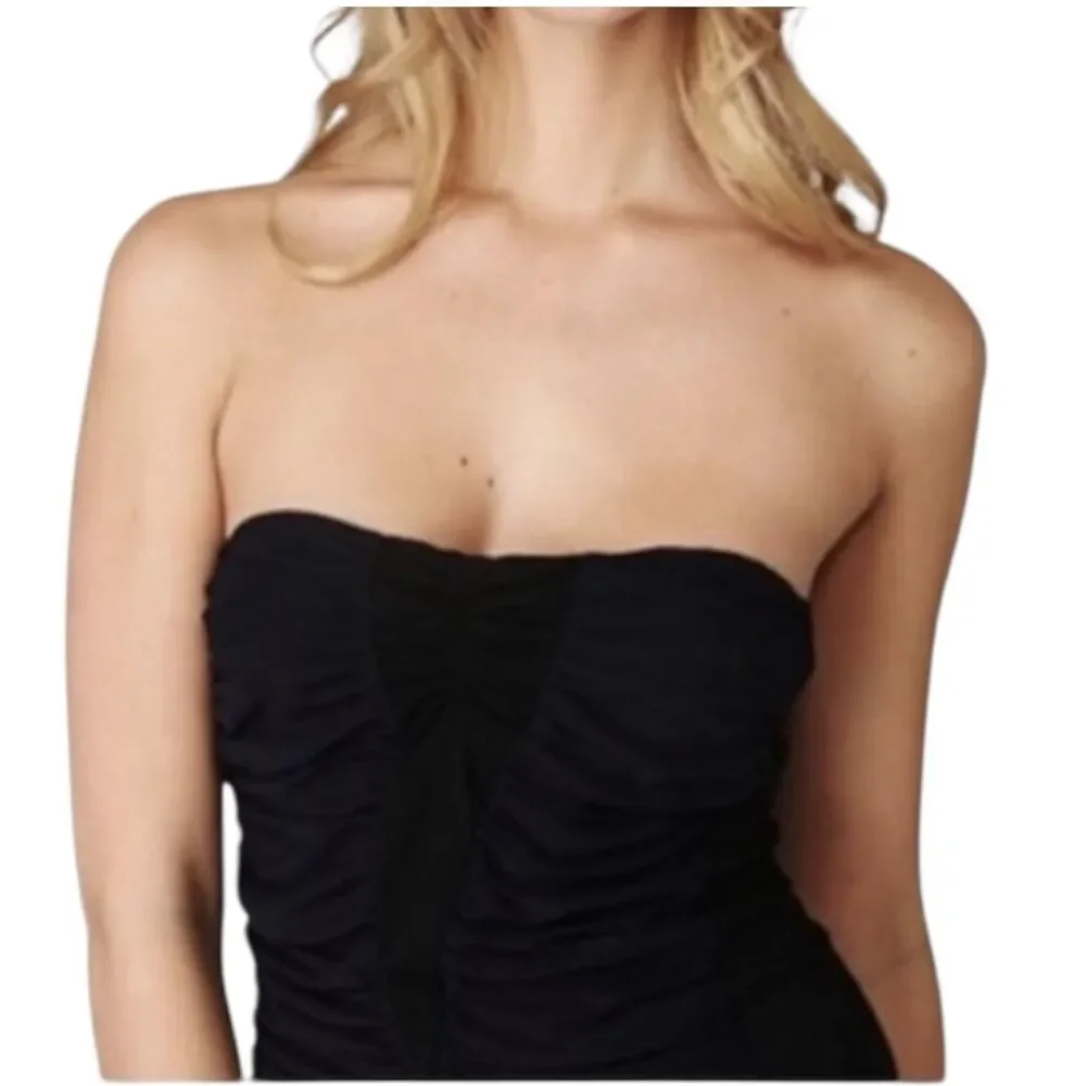 Lauren Ralph Lauren Swimsuit Dress Womens 12 Strapless Skirted Swim LR5F185
